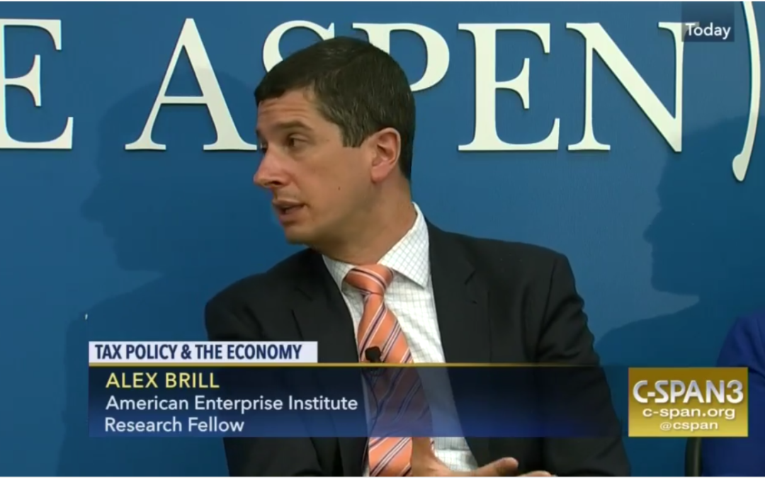 MGA’s Alex Brill Serves as a Panelist for C-SPAN’s “Tax Policy & The Economy”