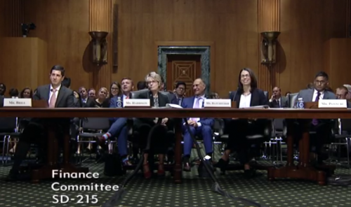 AEI Scholars Bookend the Witness Table at Senate Finance Committee